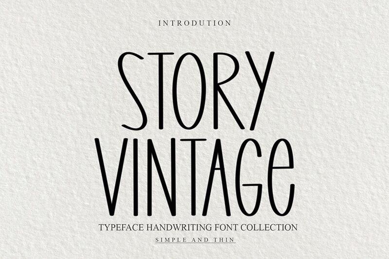 Story Vintage font | Fonts2u.com