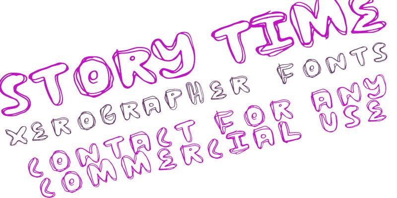 StoryTime Druh písma