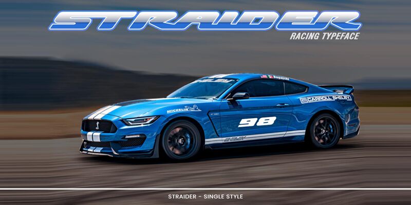 Straider الخط