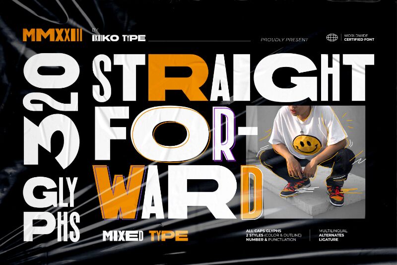 Straight Forward Schriftart