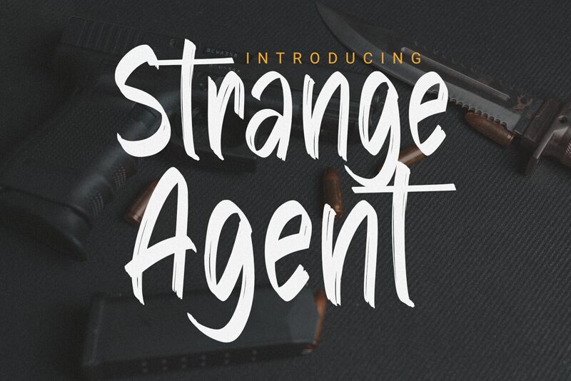 Strange Agent Schriftart