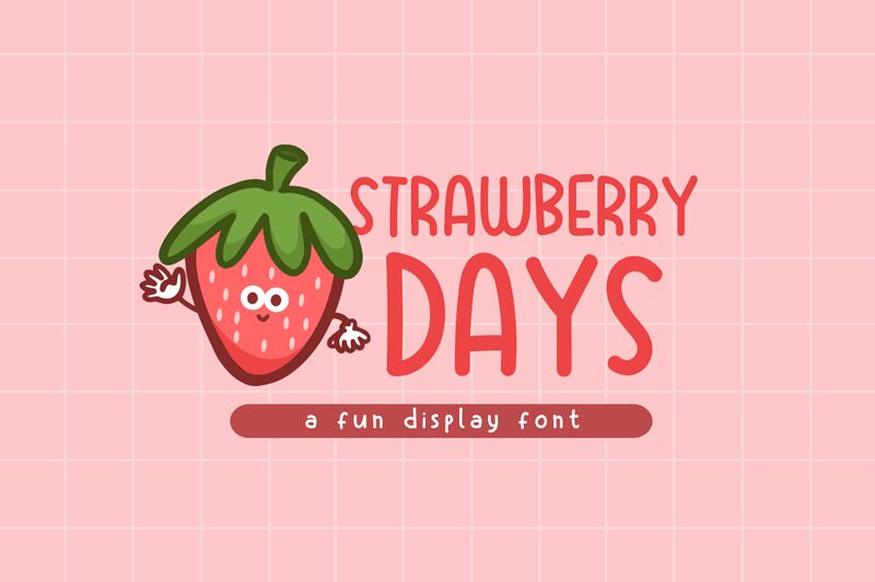 Strawberry Days Schriftart