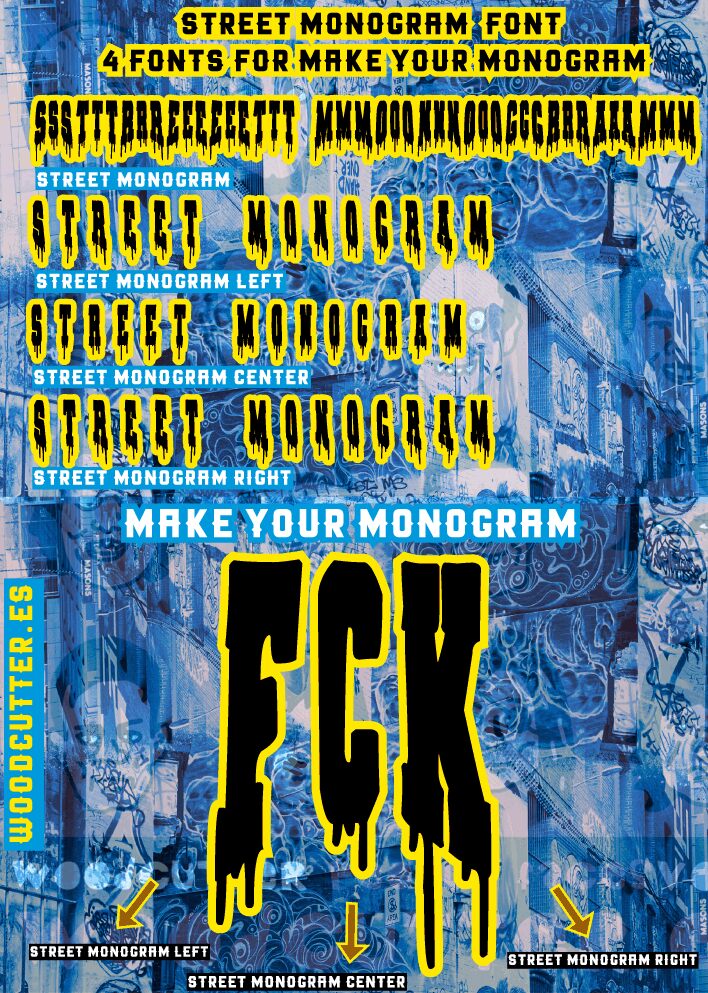 Street Monogram Carattere