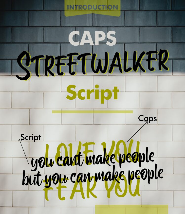 Streetwalker フォント
