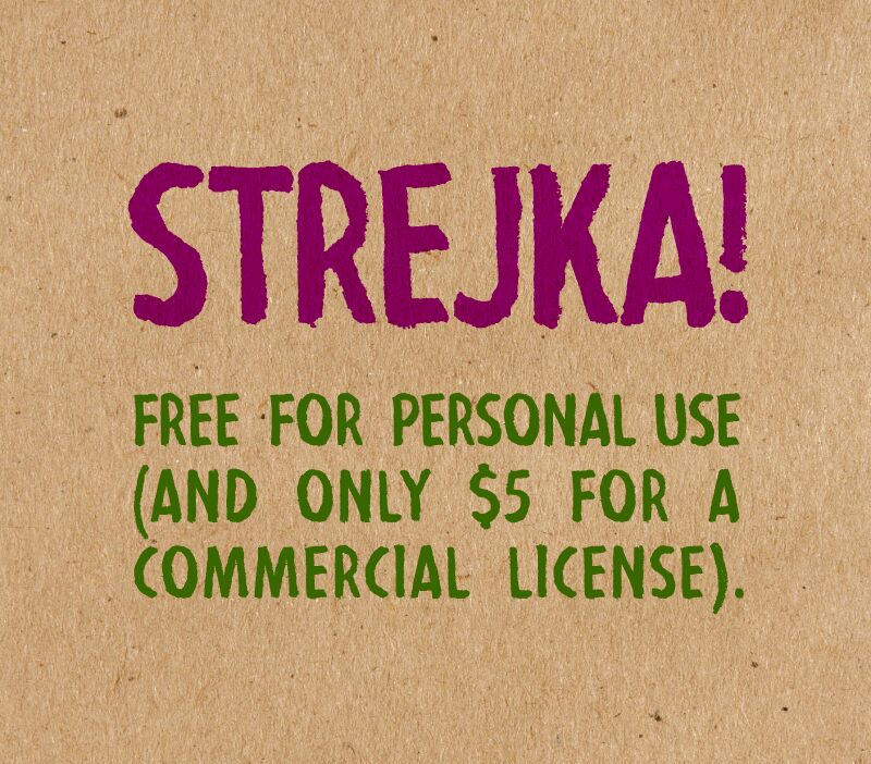 Strejka Font