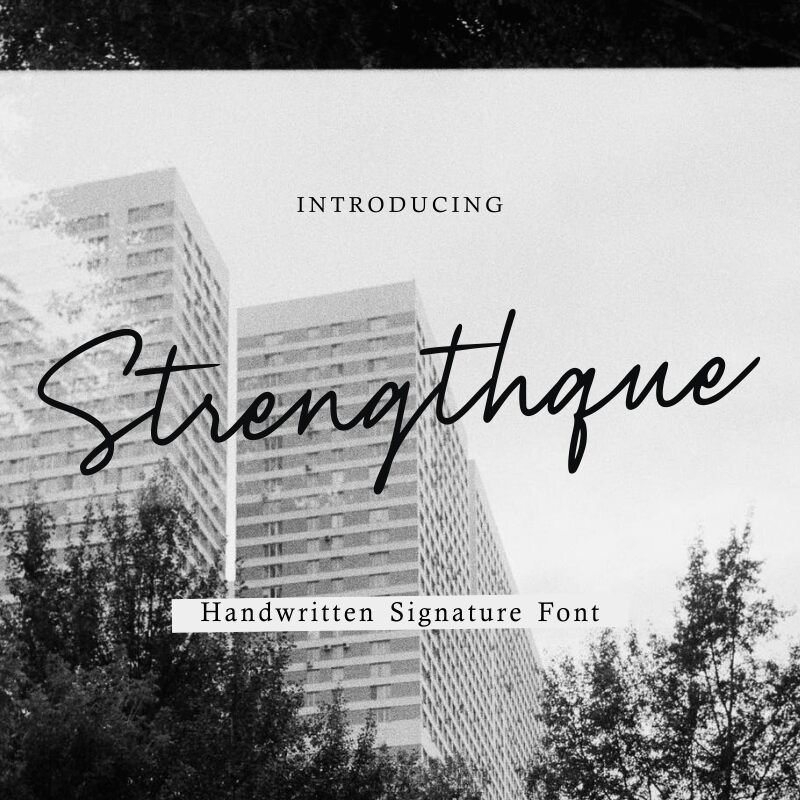 Strengthque 字体