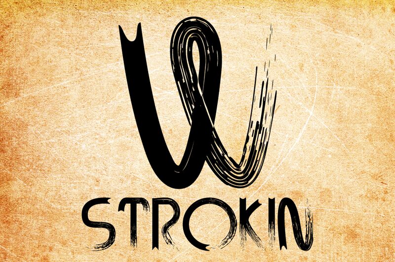 STROKIN Schriftart