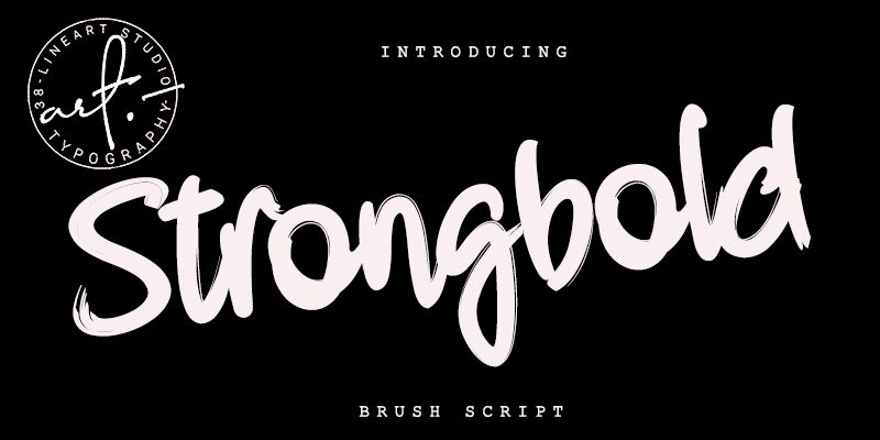 Strongbold — Prezentacja czcionki