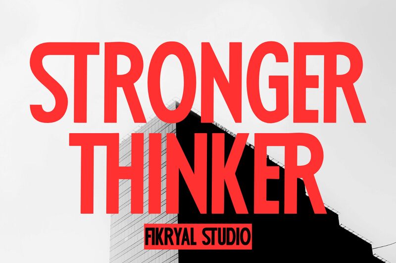 Stronger Thinker Font