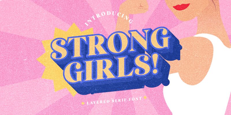 Strong Girls Schriftart