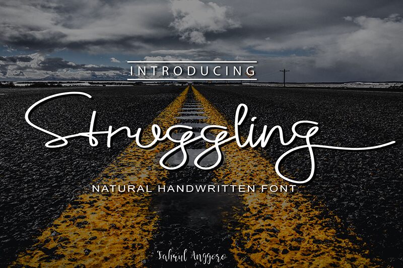 Struggling Schriftart