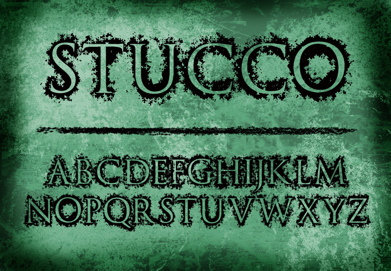 Stucco Druh písma