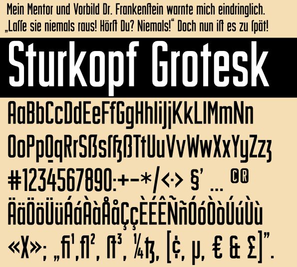 Sturkopf Grotesk Font