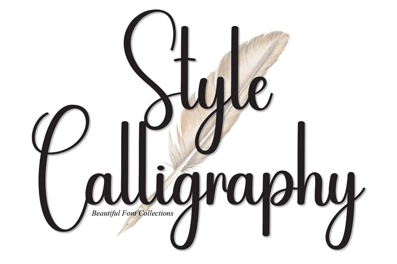 Style Calligraphy Druh písma