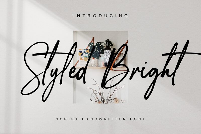 Styled Bright Schriftart