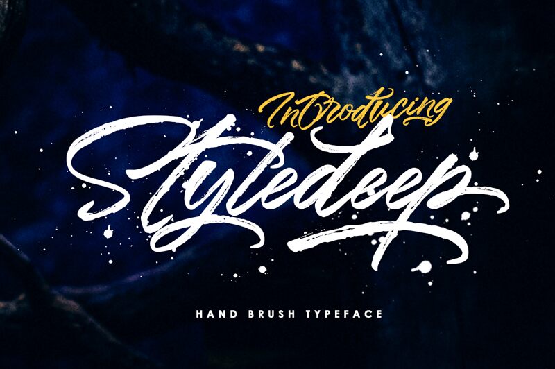 Styledeep Brush Schriftart