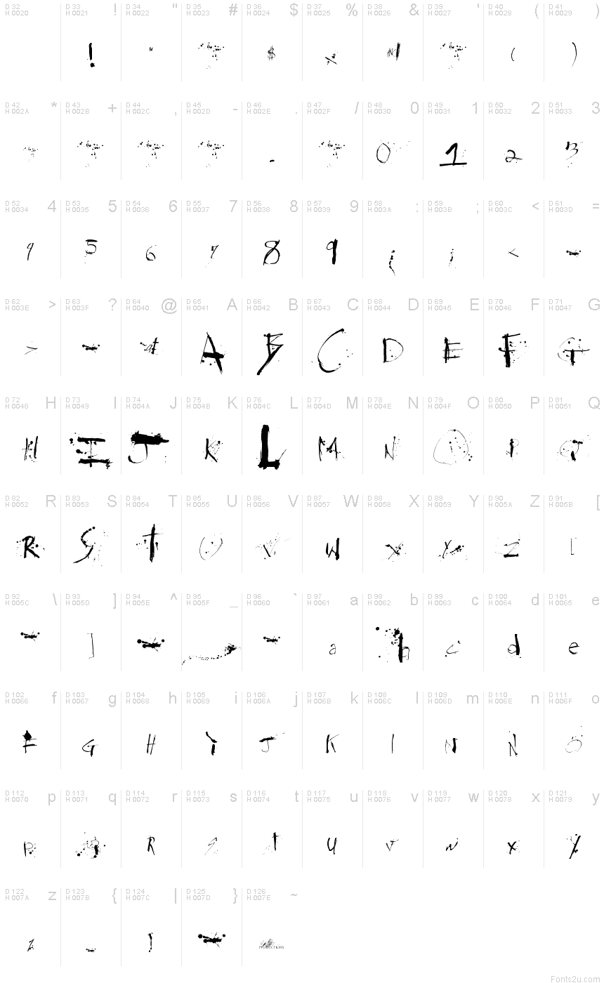 Steadmanesque font