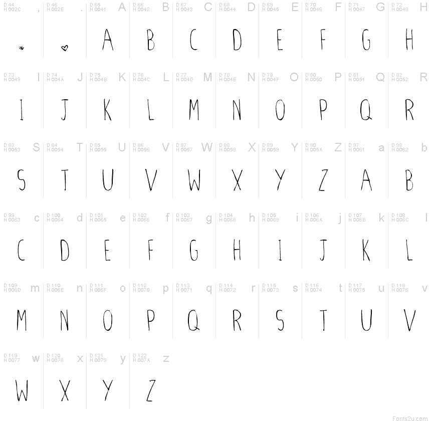 Stiletto Skinny font | Fonts2u.com