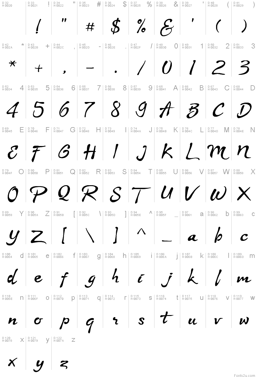 拉丁字母罗马体字母表图片