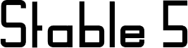 Stable 5 Bold