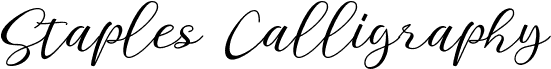 Staples Calligraphy Regular