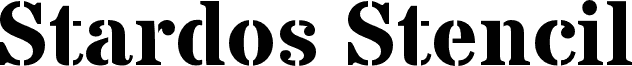 Stardos Stencil Bold