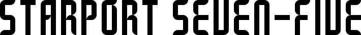 Starport Seven-Five Regular