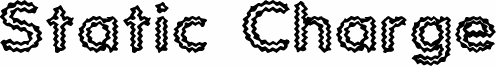 Preview of the Static Charge font