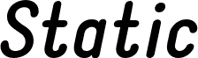 StaticBoldItalic