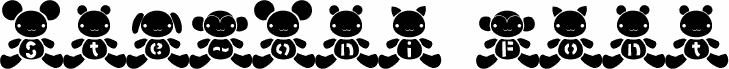 Preview of the Ste-ani Font font