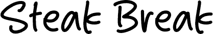 Steak Break Schriftart