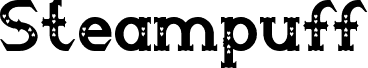 Vorschau der Schriftart Steampuff