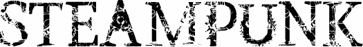 Preview of the Steampunk by Marta van Eck font