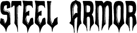 Steel Armor font