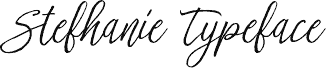 stefhanie typeface free demo Regular