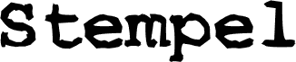 Предварительный просмотр шрифта Stempel