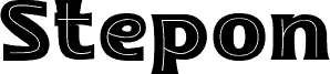 Stepon Inline font