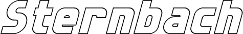 Sternbach Hollow Italic