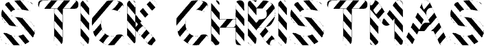 Stick Christmas PERSONAL USE ON font