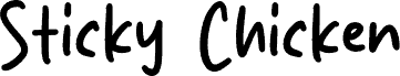 Sticky Chicken font