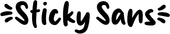 Sticky Sans