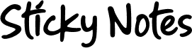 StickyNotes