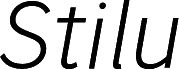 Stilu Light Italic
