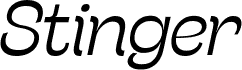Stinger Fit Trial Light Italic
