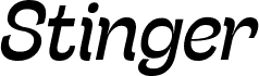 Stinger Trial Italic