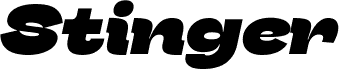 Stinger Wide Trial Heavy Italic