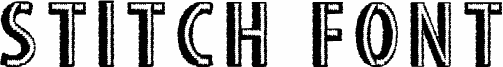 STITCH FONT