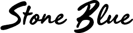 Stone Blue font