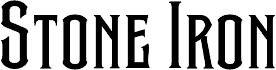 Stone Iron Medium 字体