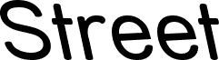 Street - Reverse Italic